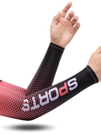 Leosportz Arm Sleeves for Summer Protection - UV and Sun Tan Protection Elbow Sleeves for Men Women | Arm Sleeves for Gym Workout and Sports Workout