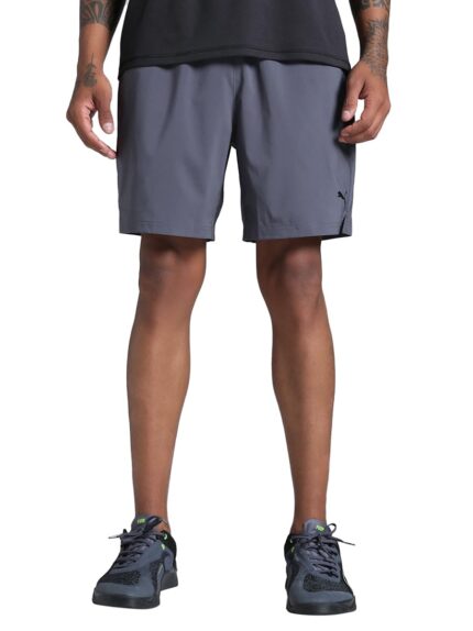 Puma Men Performance Woven 7" Training Shorts | Lightweight Black Activewear | Sweat Proof Fabric | Elastic Waistband with Adjustable Drawcord | Ideal Running, Gym Workouts & Casual Wear