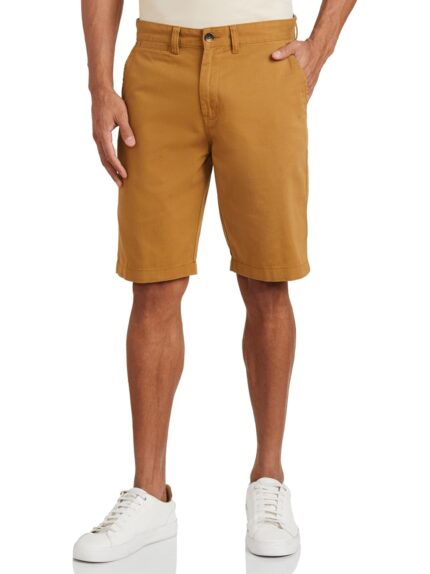 Amazon Brand - Symbol Men's Cotton Regular Fit Chino Shorts |Slant Pockets