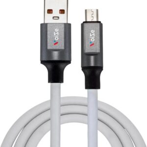 USB Cable 1 m VMAXXM05  (Compatible with Smartphone, Headphone, Tablet, Charging Adapter, Power Bank, White, One Cable)