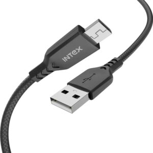 USB Cable 3 A 1 m Durable Nylon Braided Cable Speed 3.0M 1M  (Compatible with Mobile, Black, One Cable)